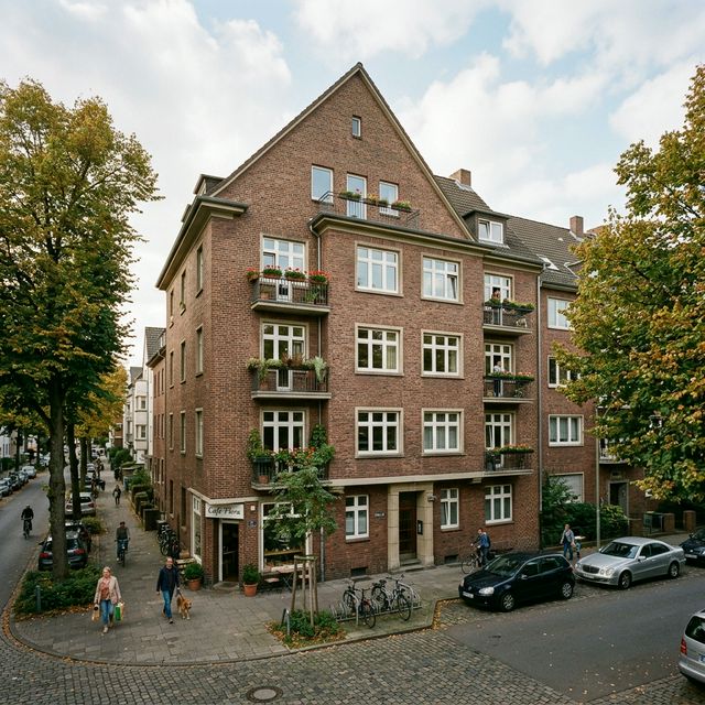 Deutsches Mehrfamilienhaus als Renditeobjekt in einer Wohngegend